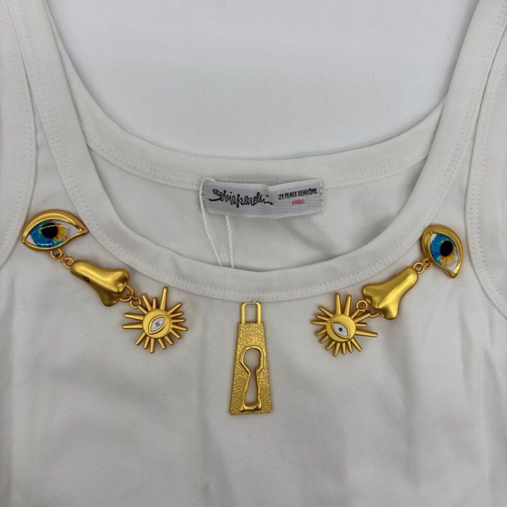 Schiaparelli White Tank Top - Picture 4 of 7